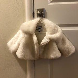 Janie and Jack Furry Coat